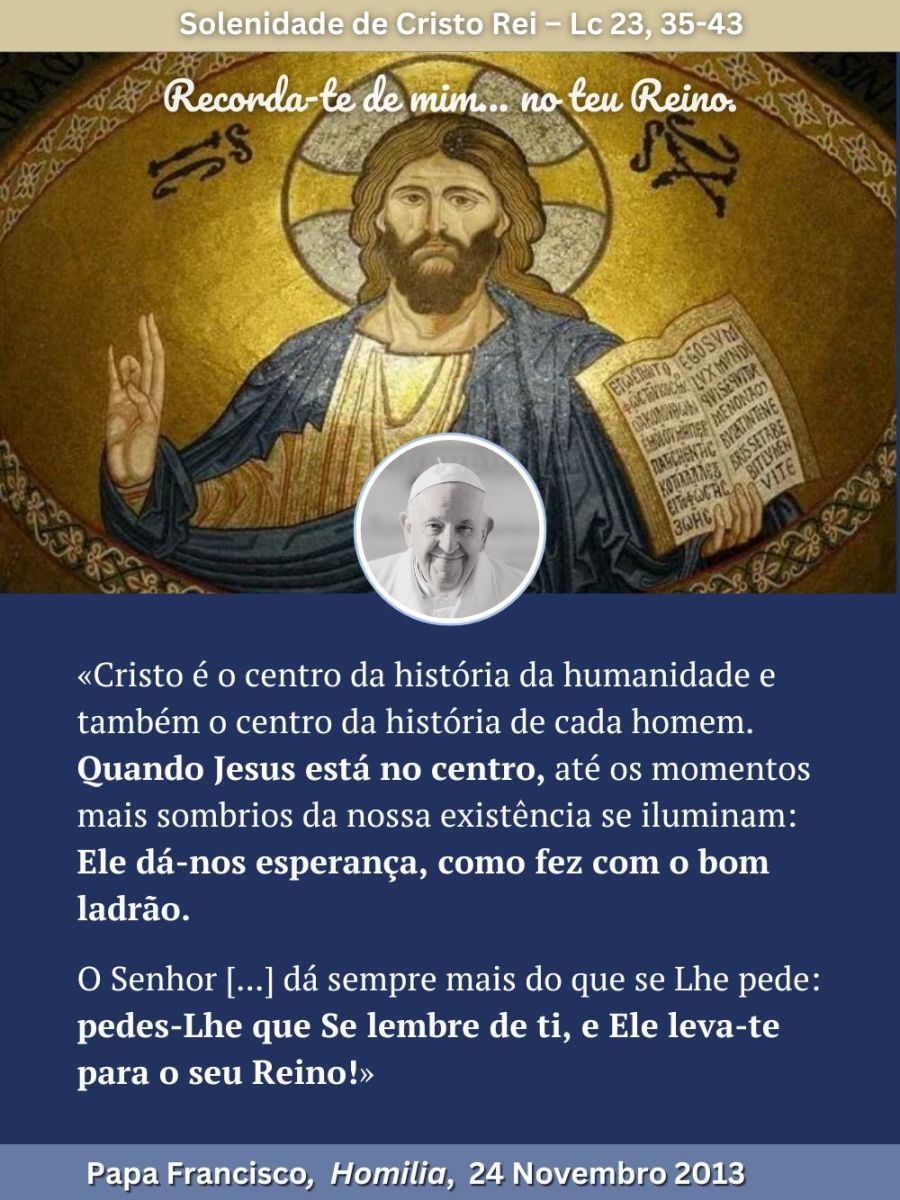 Escuta o Papa: Cristo&nbsp;Rei