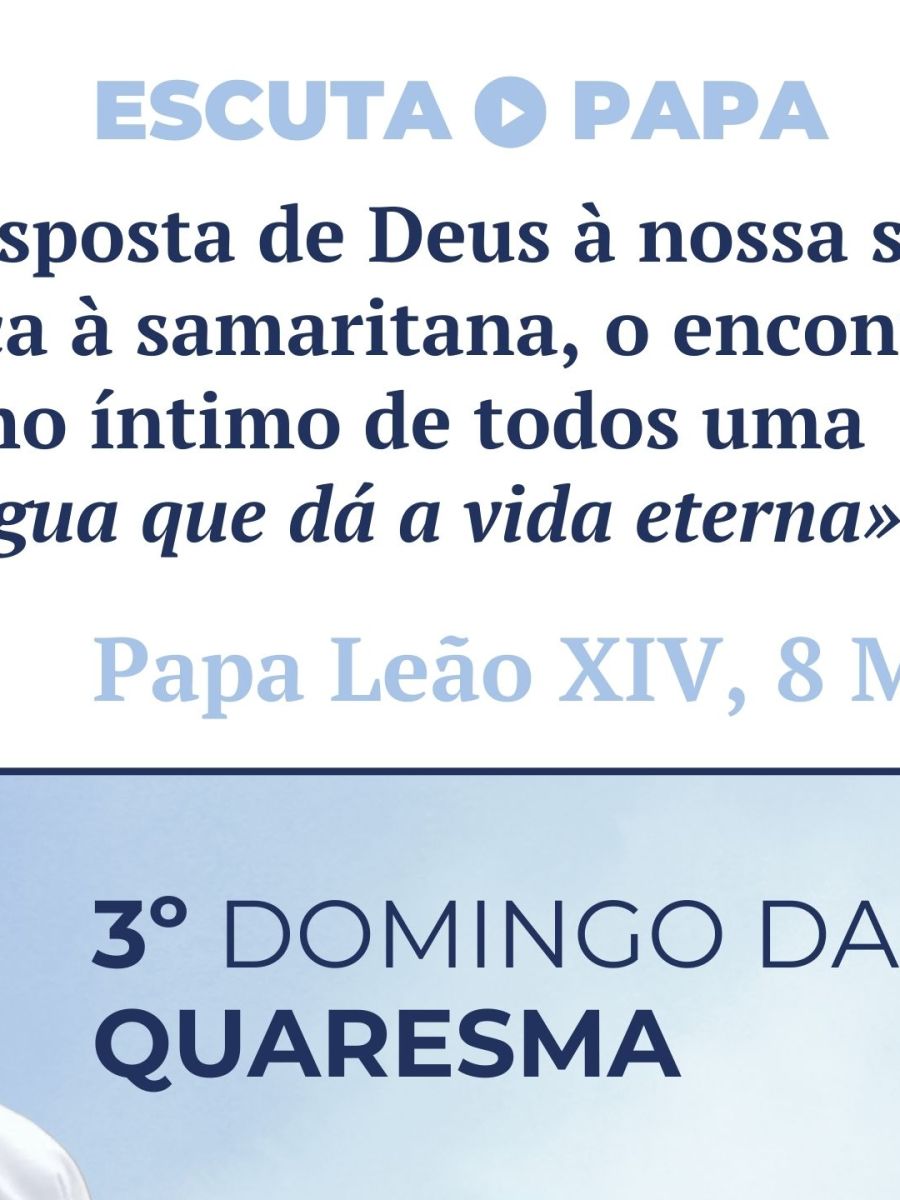 Jesus é a resposta de Deus à nossa&nbsp;sede