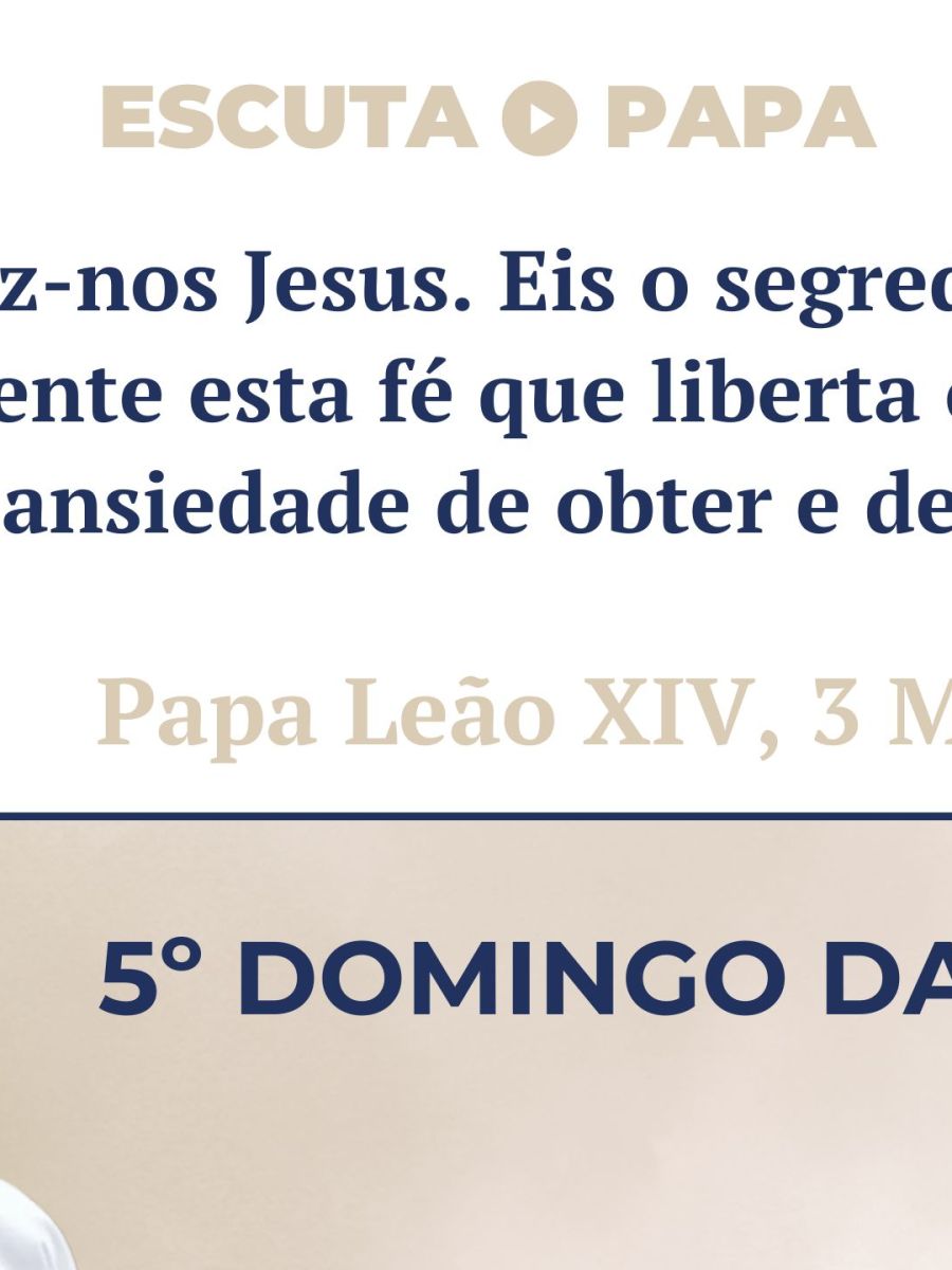 Tende fé! Eis o&nbsp;segredo